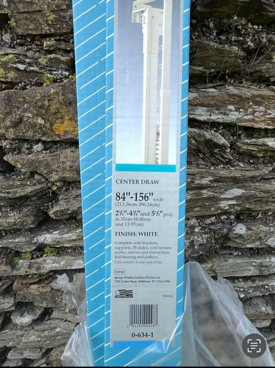 Metal corded curtain poles / rails / tracks - Image 3