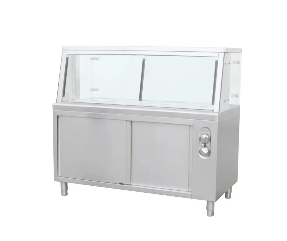 New 4 well + 5 well Bain Marie with carvery glass - Image 2