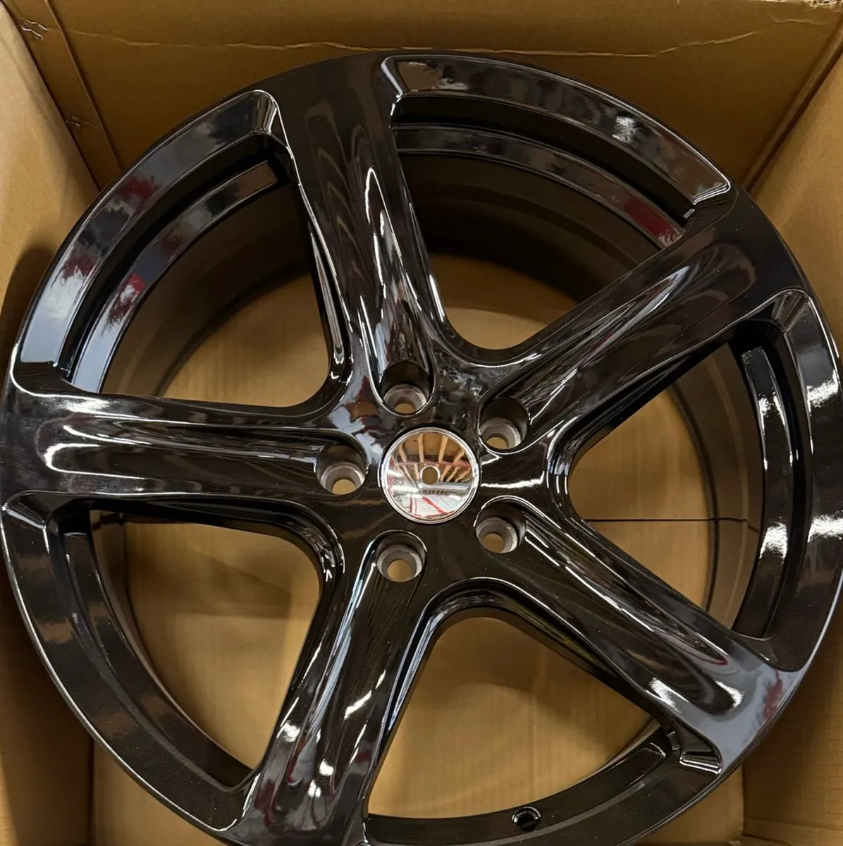 18” gloss black 5 spoke 5x108