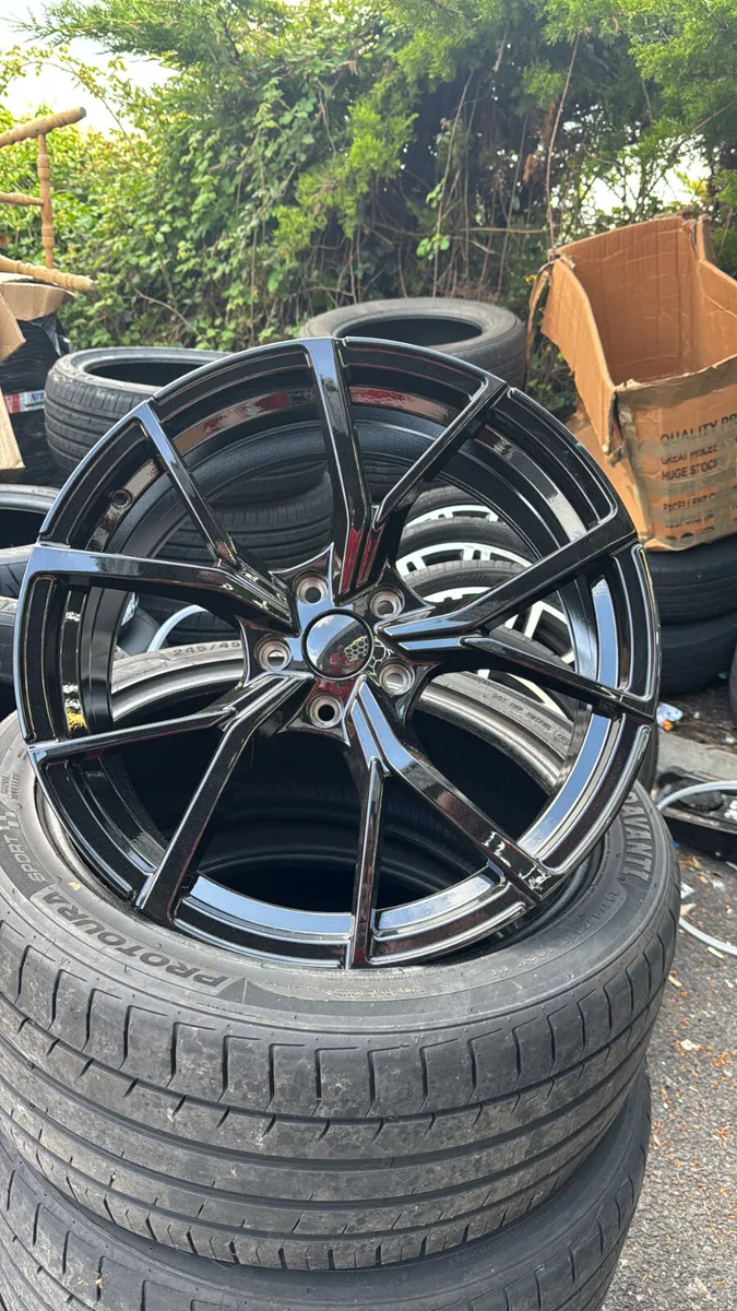 19” gloss black RS 5x112