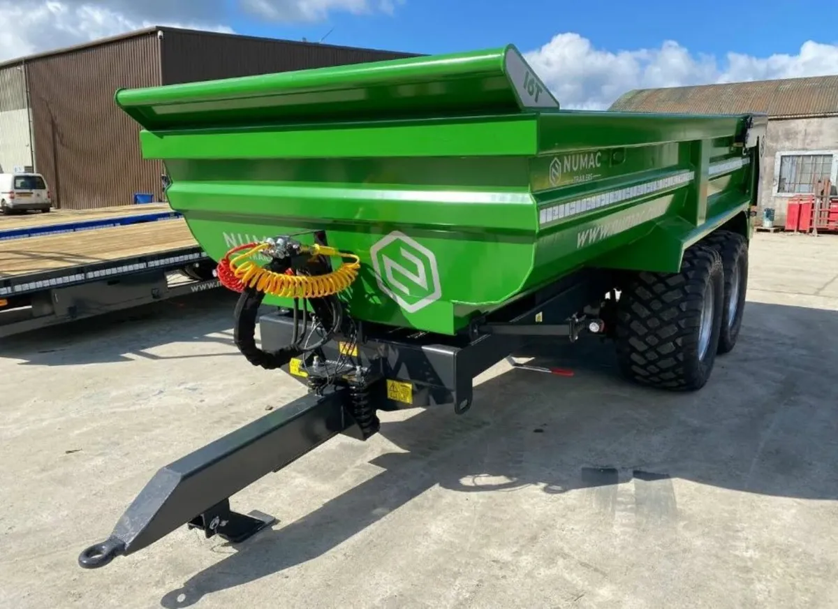 Numac 16T Halfpipe Dump Trailer NEW - Image 1