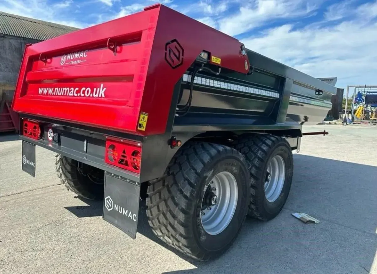 Numac 16T Halfpipe Dump Trailer NEW - Image 3