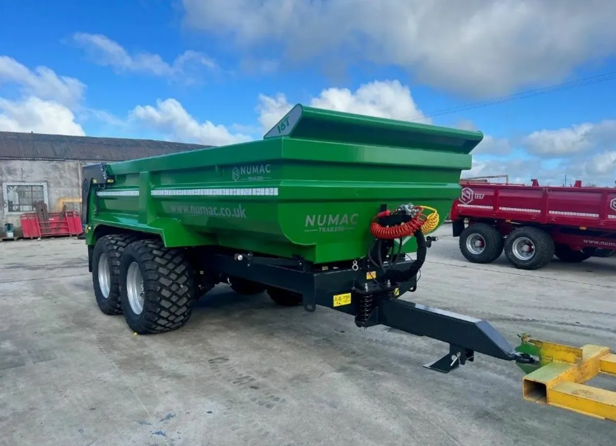 Numac 16T Halfpipe Dump Trailer NEW - Image 4