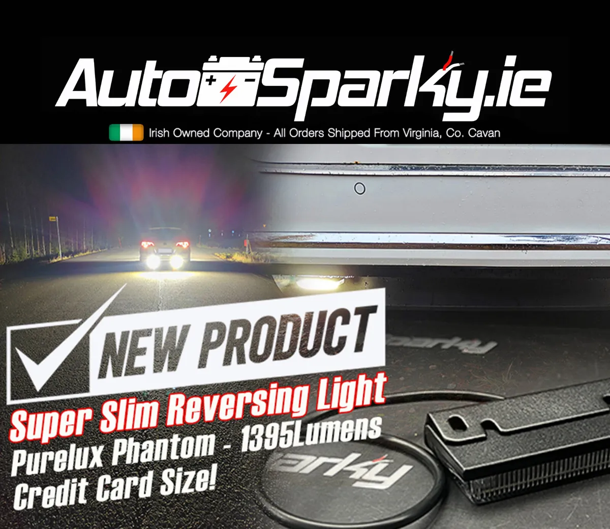 Super Slim Reversing Light (CREDIT CARD SIZE!!) - Image 1