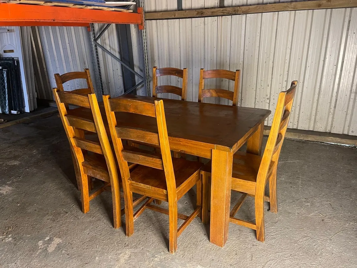 Table & 6 Chairs - Image 1