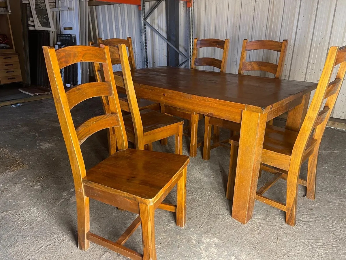 Table & 6 Chairs - Image 2