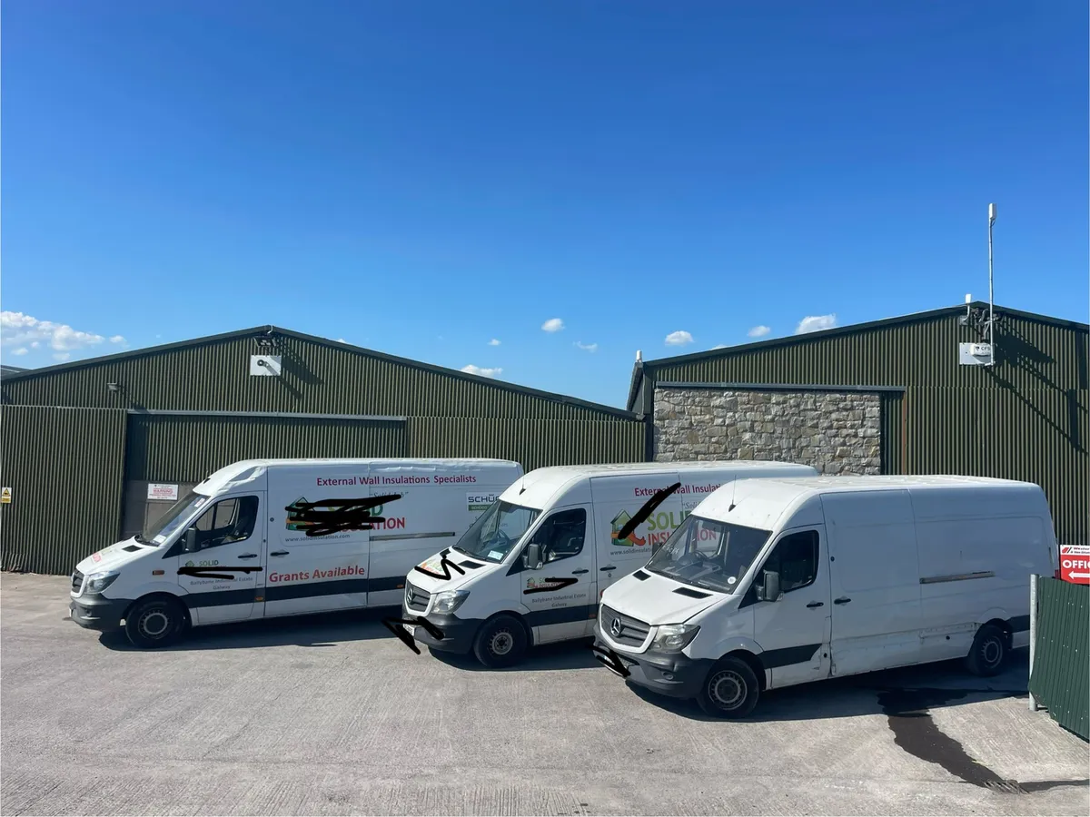 162 Mercedes sprinter vans for dismantling