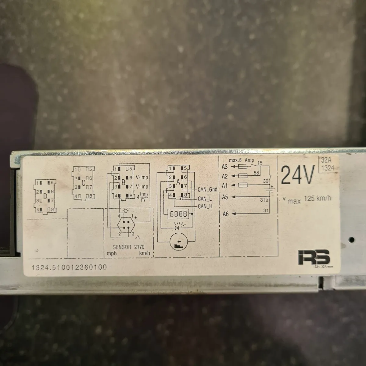 Tachograph head, Tacho head, analogue - Image 3
