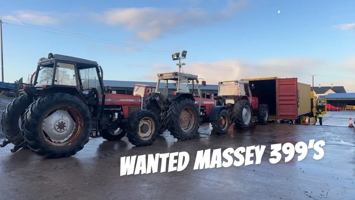 Wanted Massey Ferguson 399