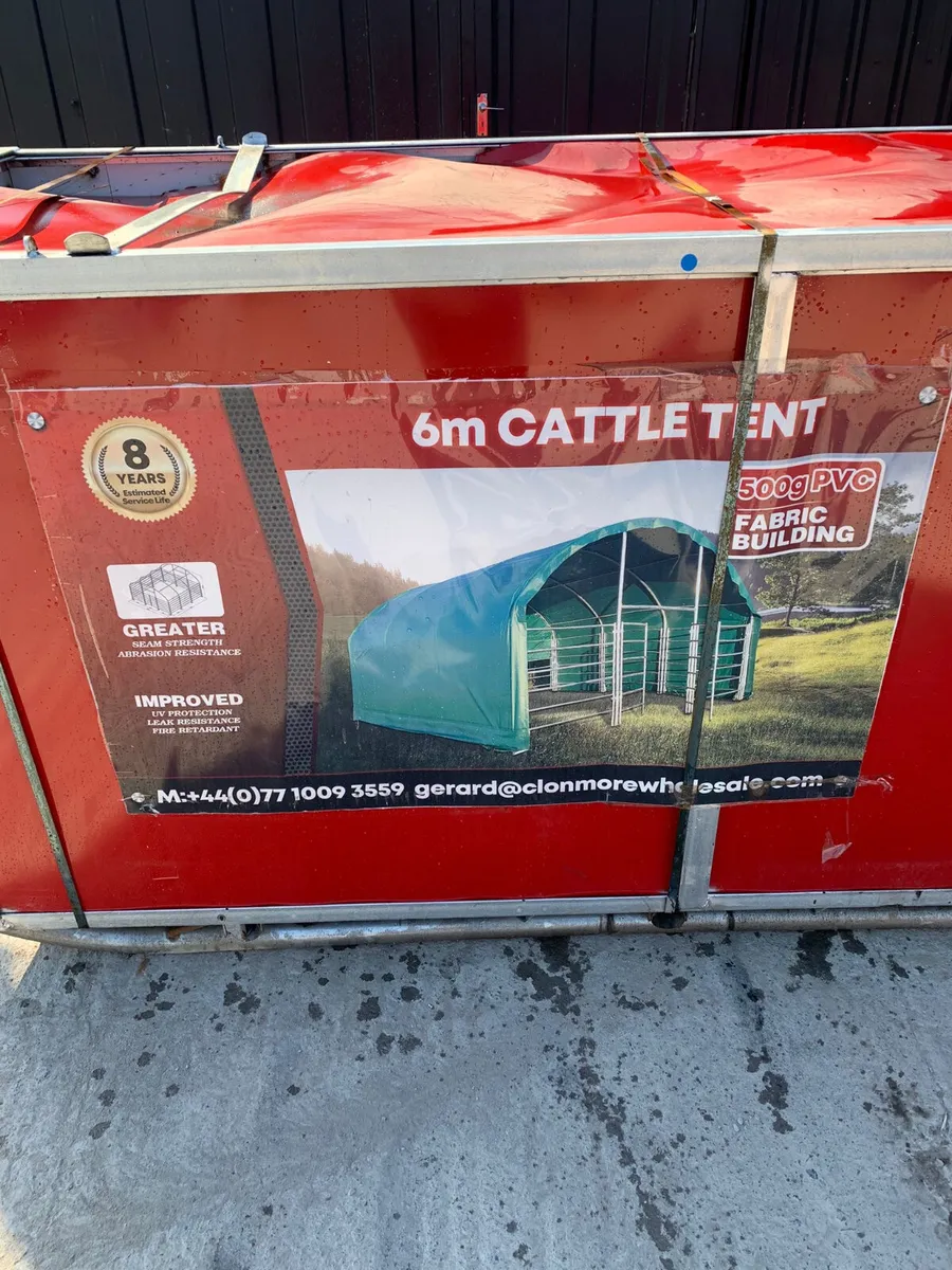 6M x 6M Cattle Tent - Image 2