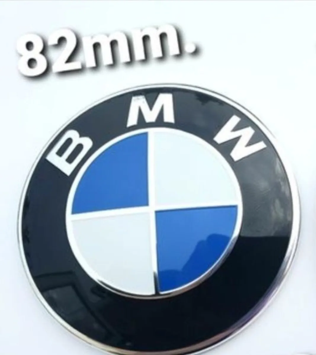 BMW F30 F31 F32 F33 Front 82mm Badge Bonnet Emblem - Image 1