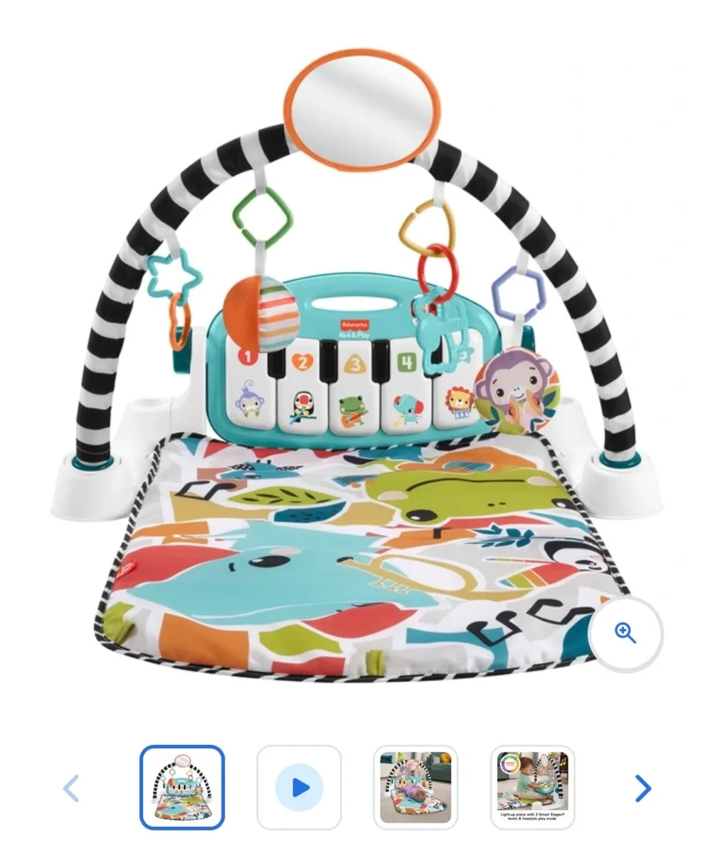 Fisher Price Glow and Grow Kick & Play Piano - Image 4