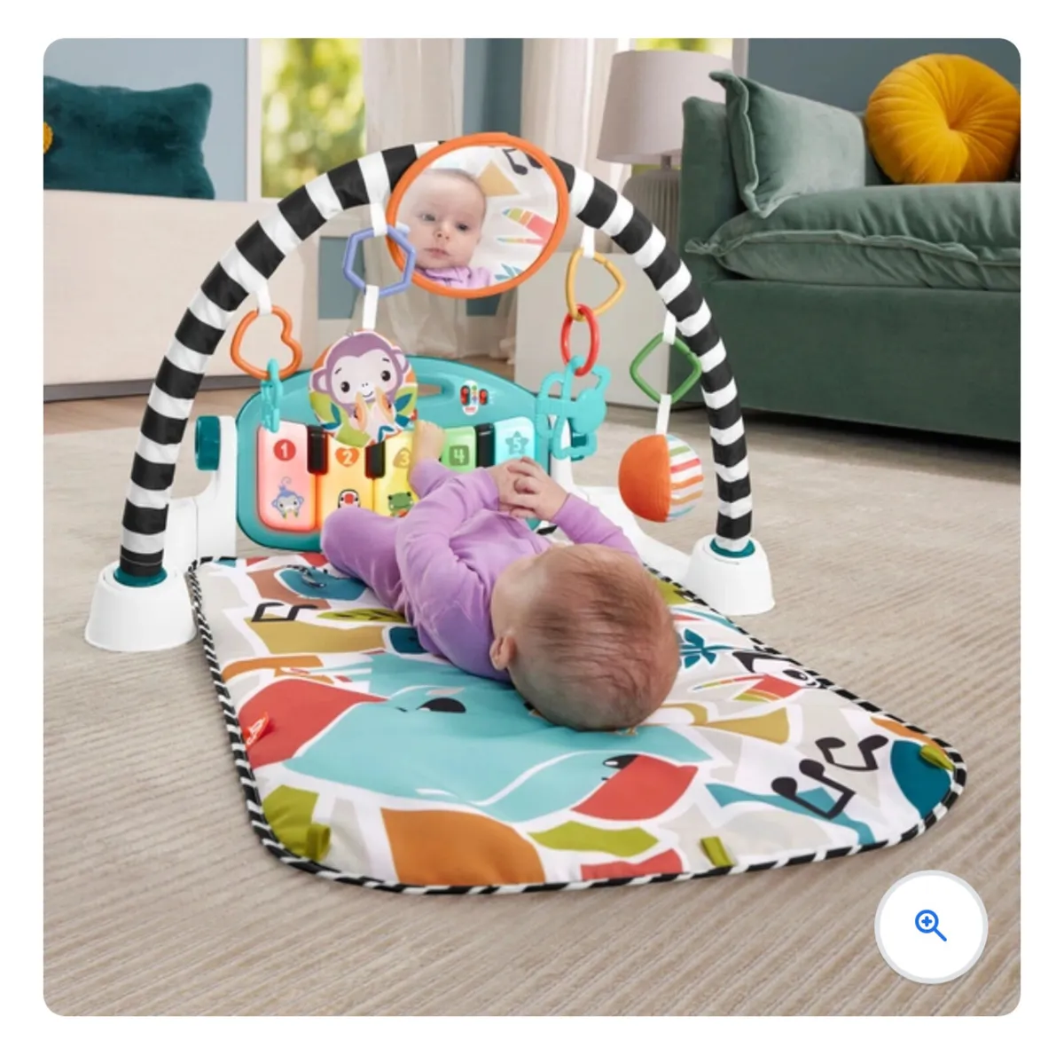 Fisher Price Glow and Grow Kick & Play Piano - Image 3