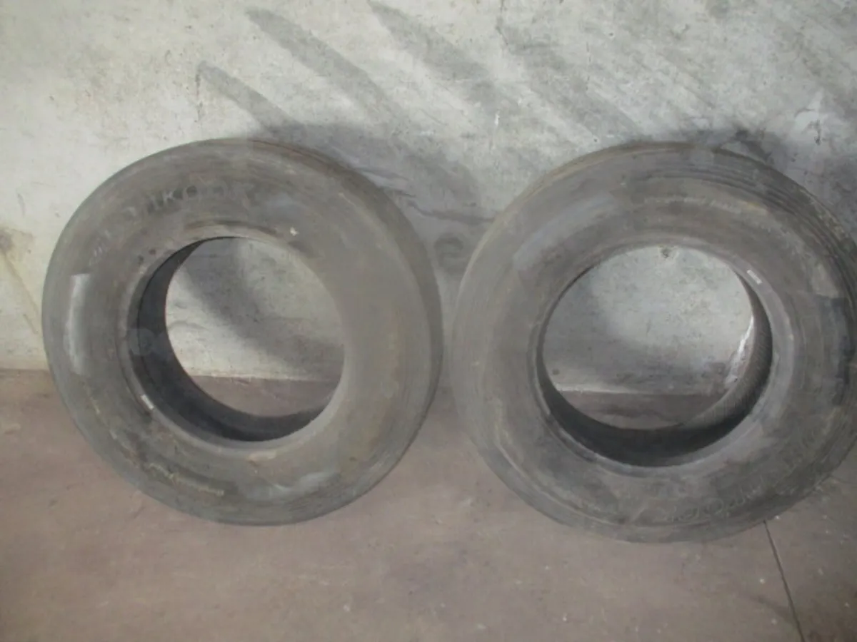 x2 Hankook 245/70R17.5 Tyres (As New) - Image 1