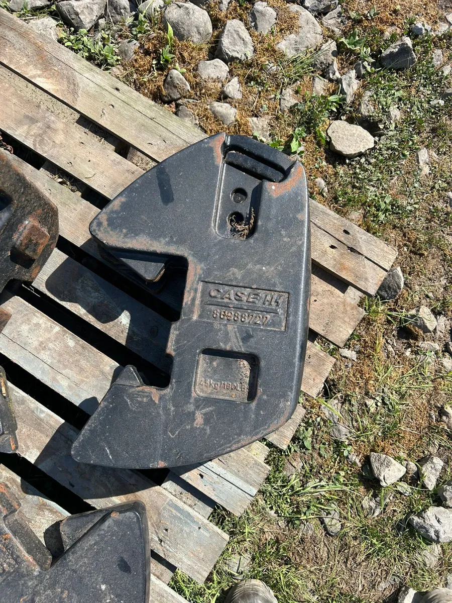 Case and new holland weights for sale. - Image 2