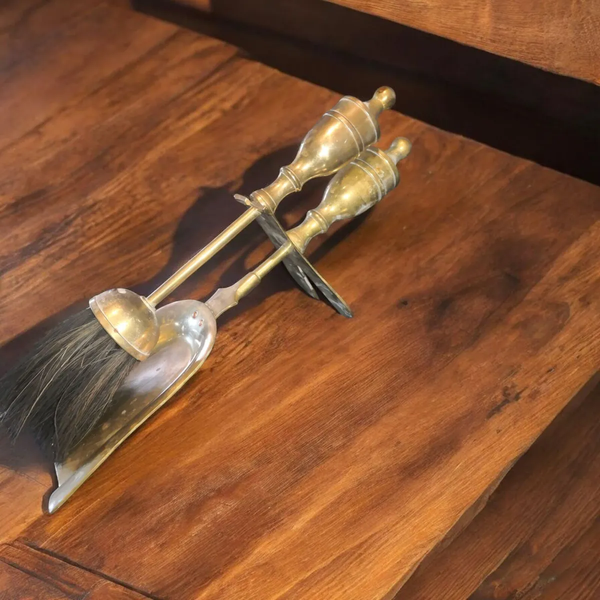 Solid brass companion set