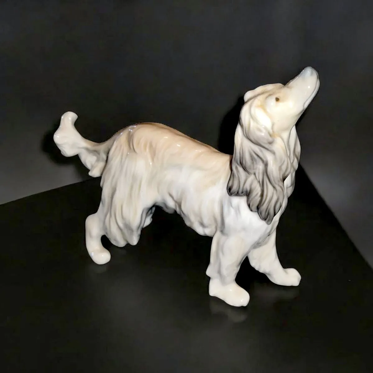 Lladro retired Afghan Hound 1974 with paperwork - Image 1
