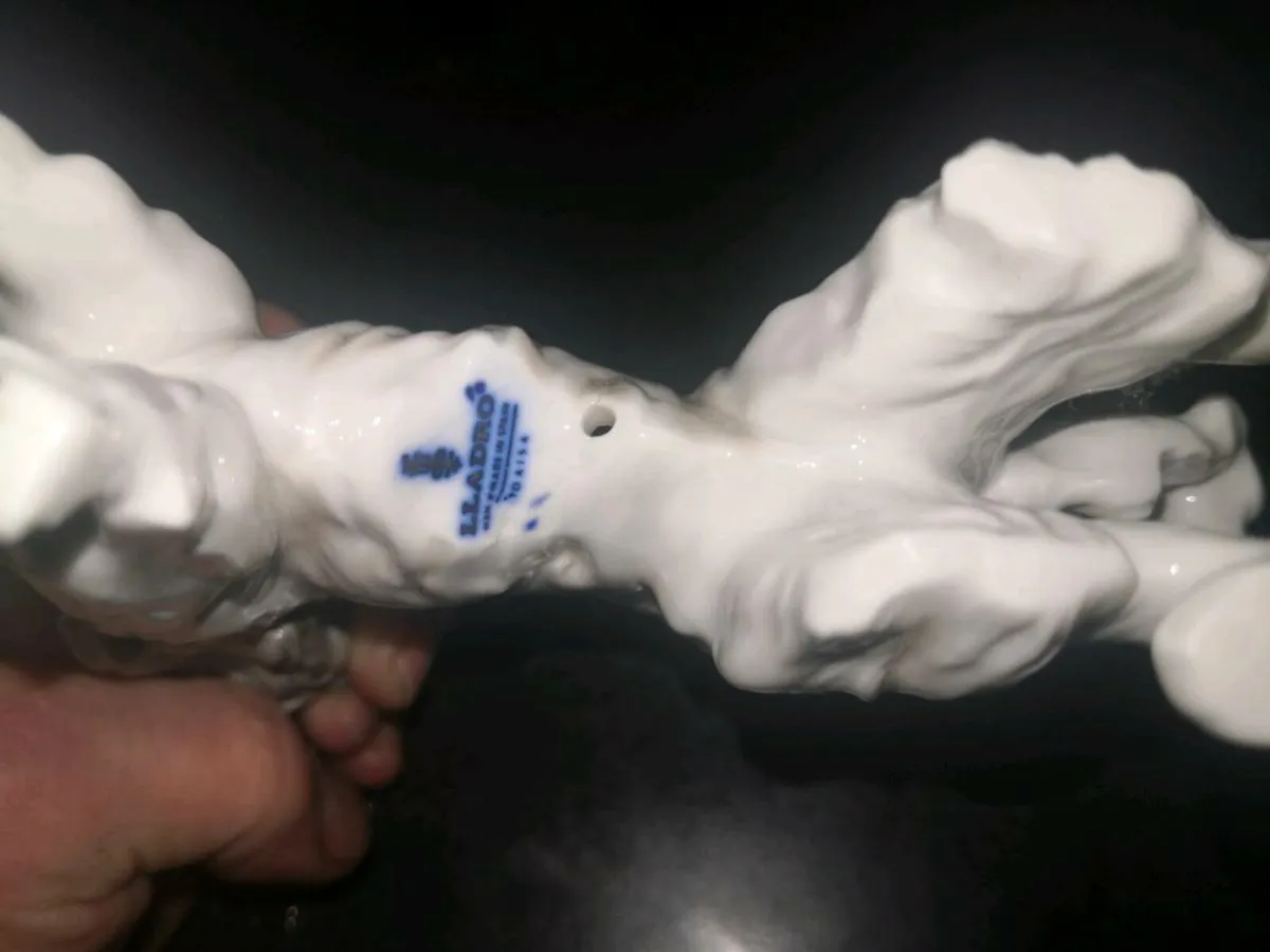 Lladro retired Afghan Hound 1974 with paperwork - Image 4