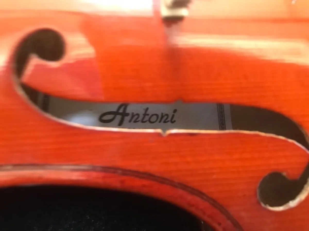 Violin full size with new case and strings - Image 2