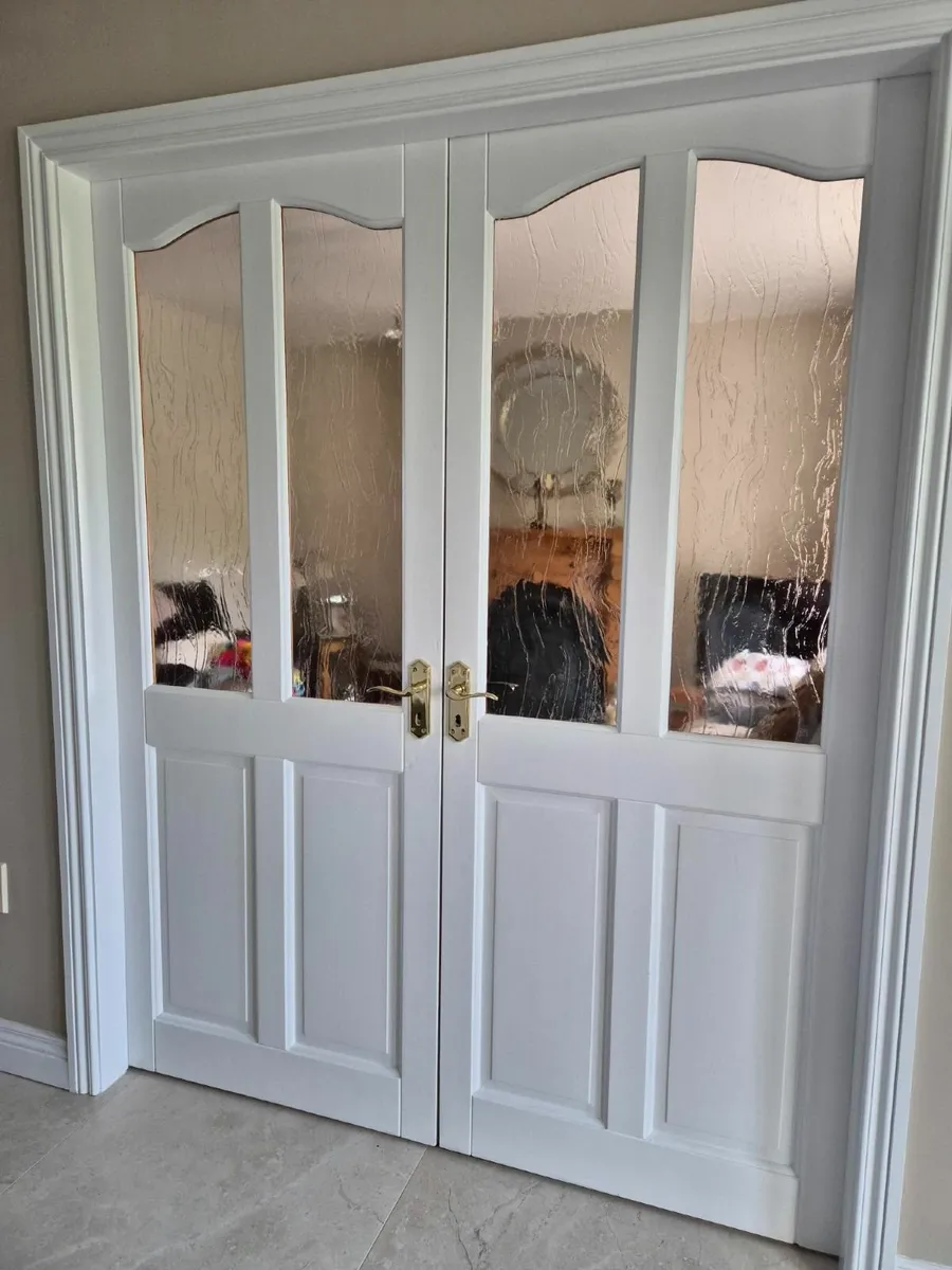 Pine/white Doors for sale - Image 1