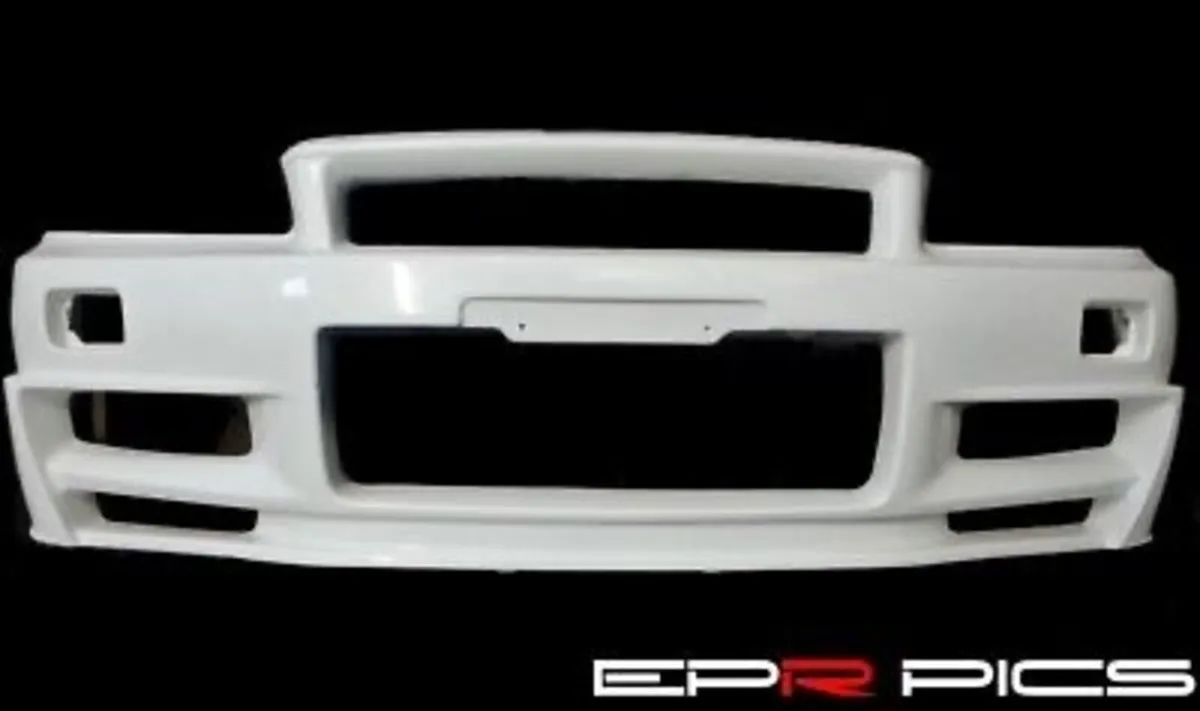 Nissan r34 gtr front bumper/ wide body kit - Image 2