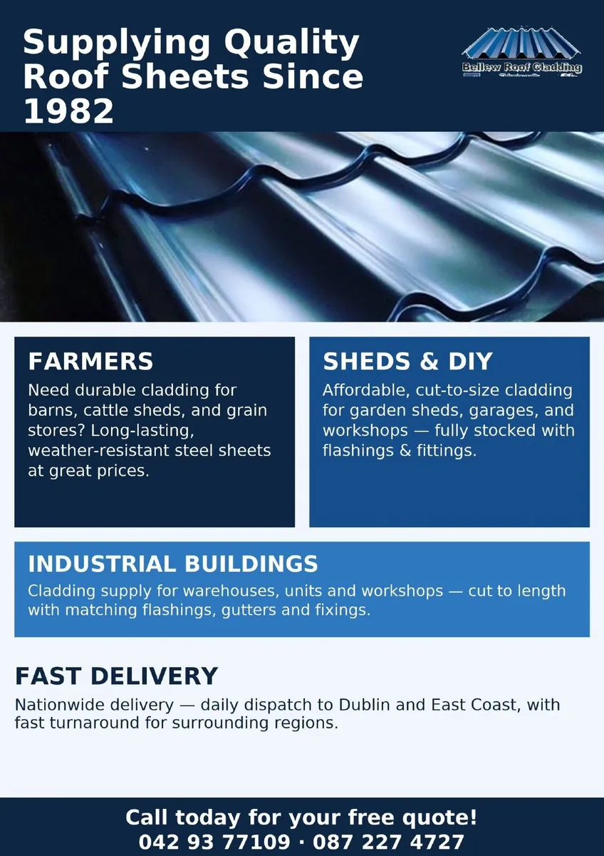 Roof Cladding and Insulated panels