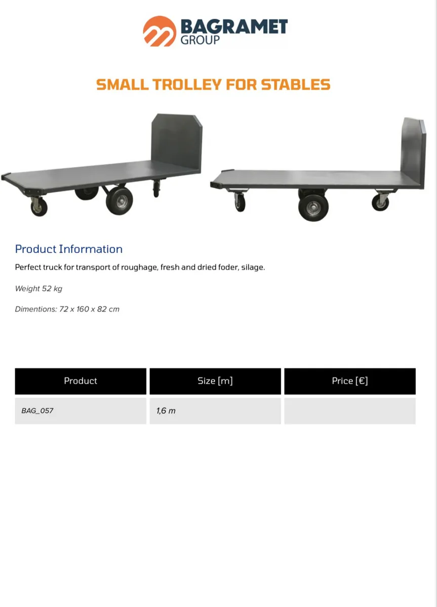 Large and Small Stable Trolleys - Image 2