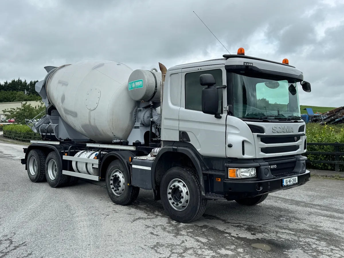 2016 Scania P410 8x4 Mixer (IMER). Ref No: 2535 - Image 1