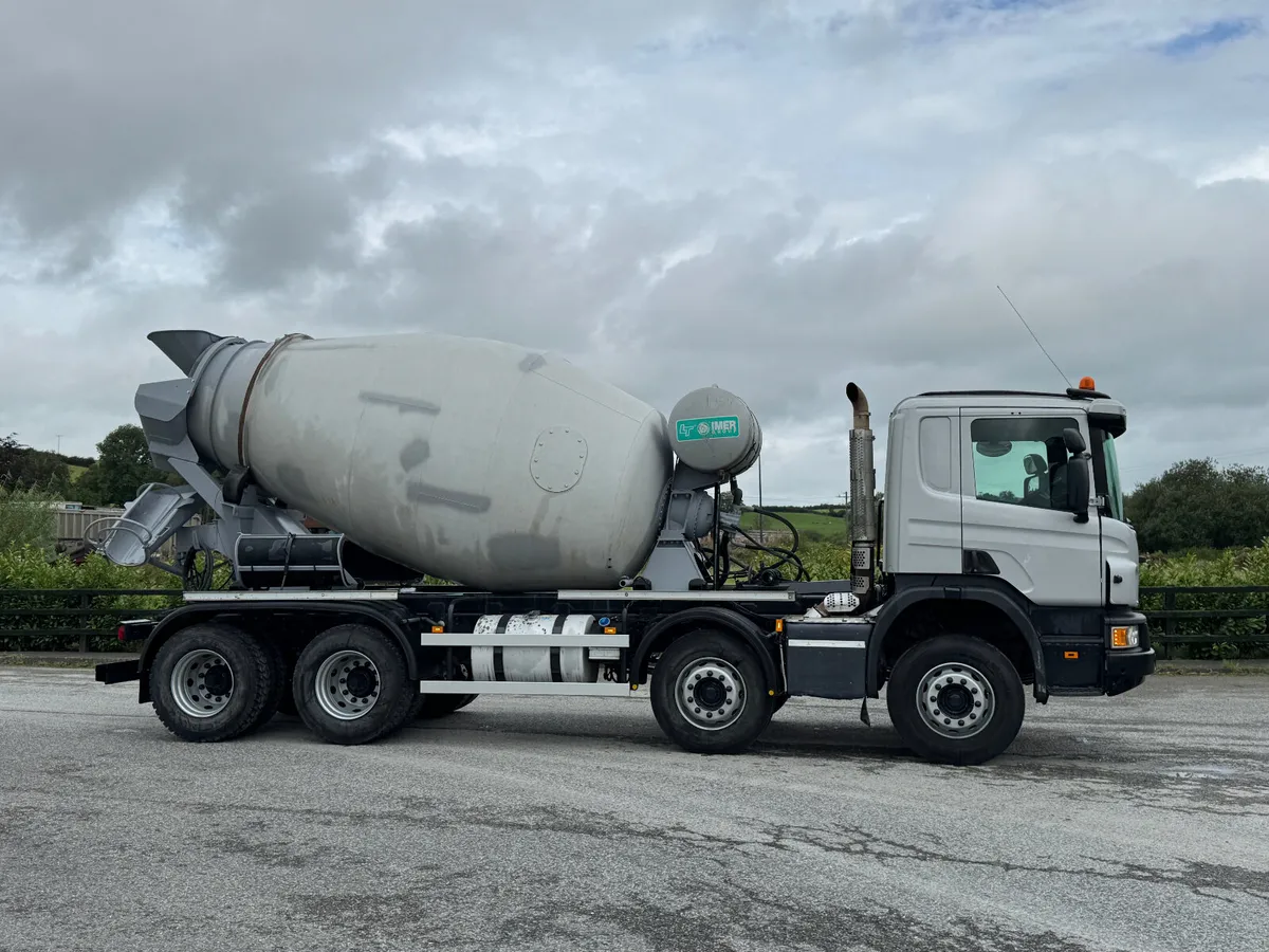 2016 Scania P410 8x4 Mixer (IMER). Ref No: 2535 - Image 3