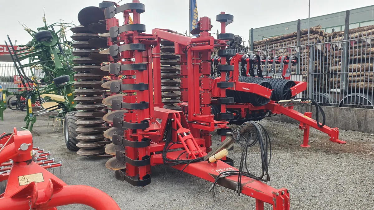 HeVA 5 Mtr Disc Harrow Roller 600 mm V Profile - Image 3