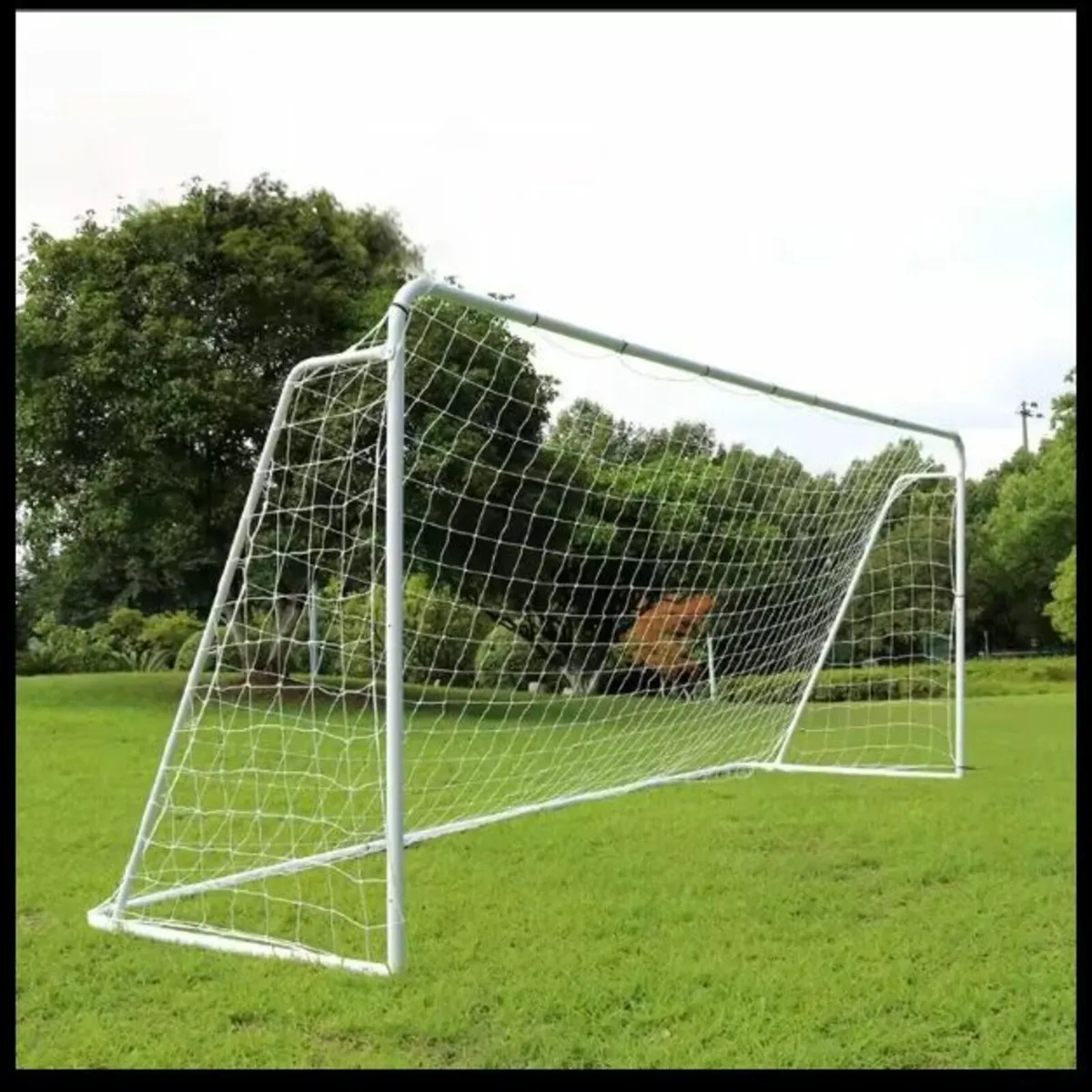 SALE! XXL Football training GOAL 240x150cm (black) - Image 3
