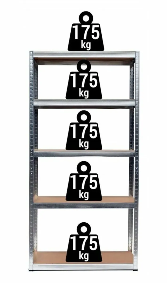 875kg Shelving unit 180x90x40 - Image 4