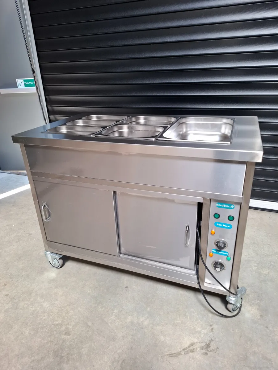 Nordstar 1200 3 Pot Bain Marie Hot Cupboard - Image 1