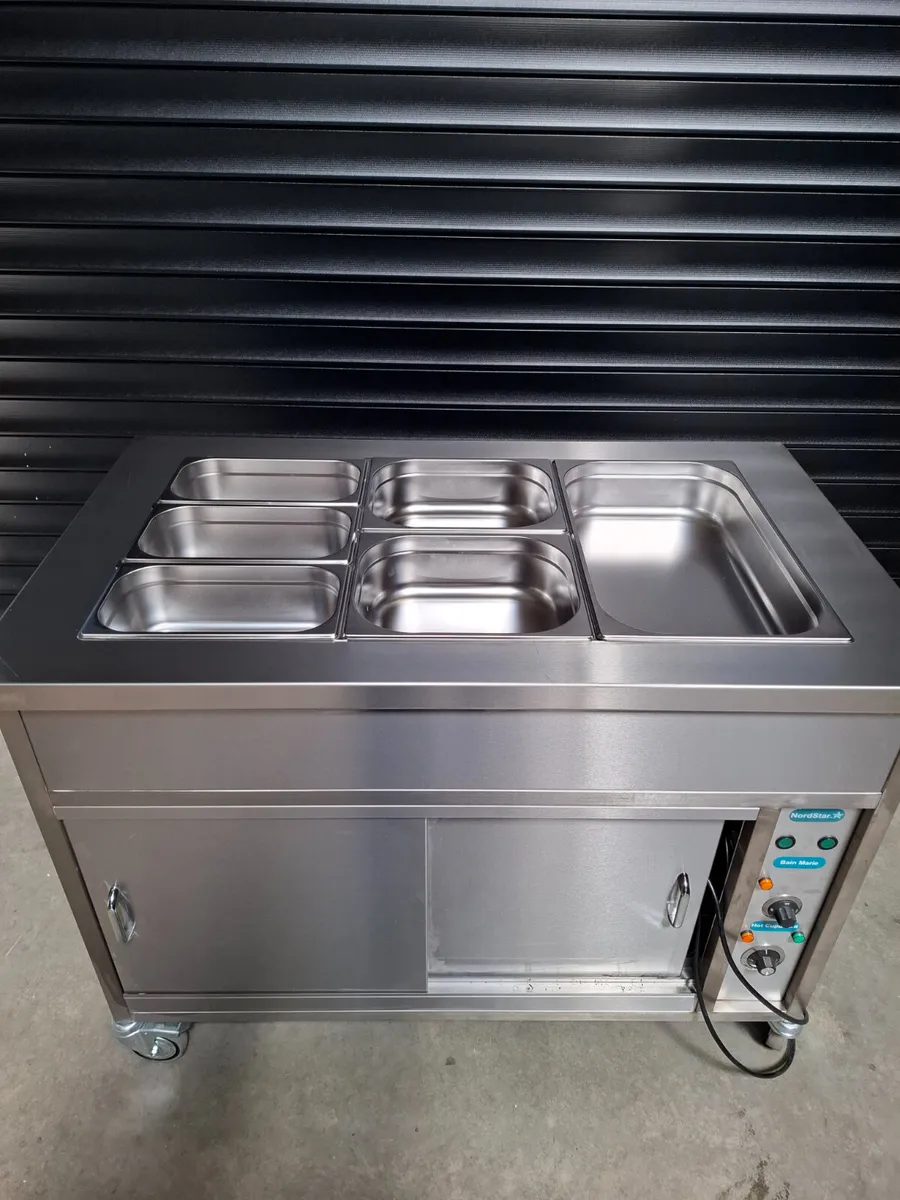 Nordstar 1200 3 Pot Bain Marie Hot Cupboard - Image 3