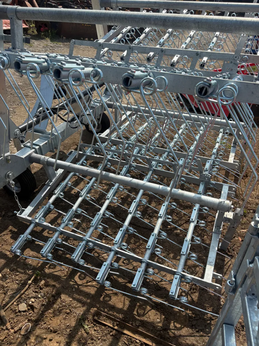 New galvanised jarmet  6m spring tine harrow - Image 2