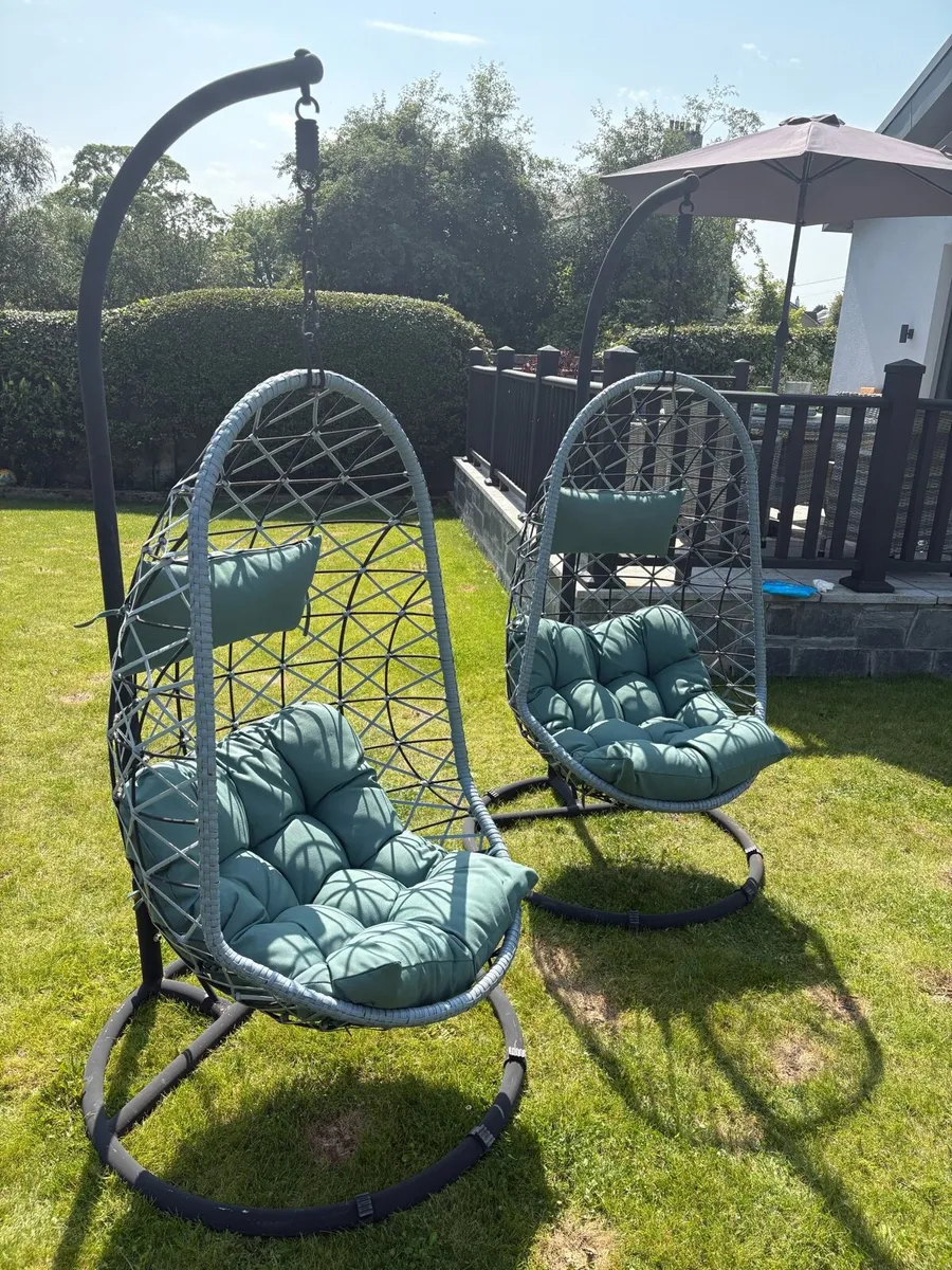 2 Egg Chairs (Delivery Available) - Image 2