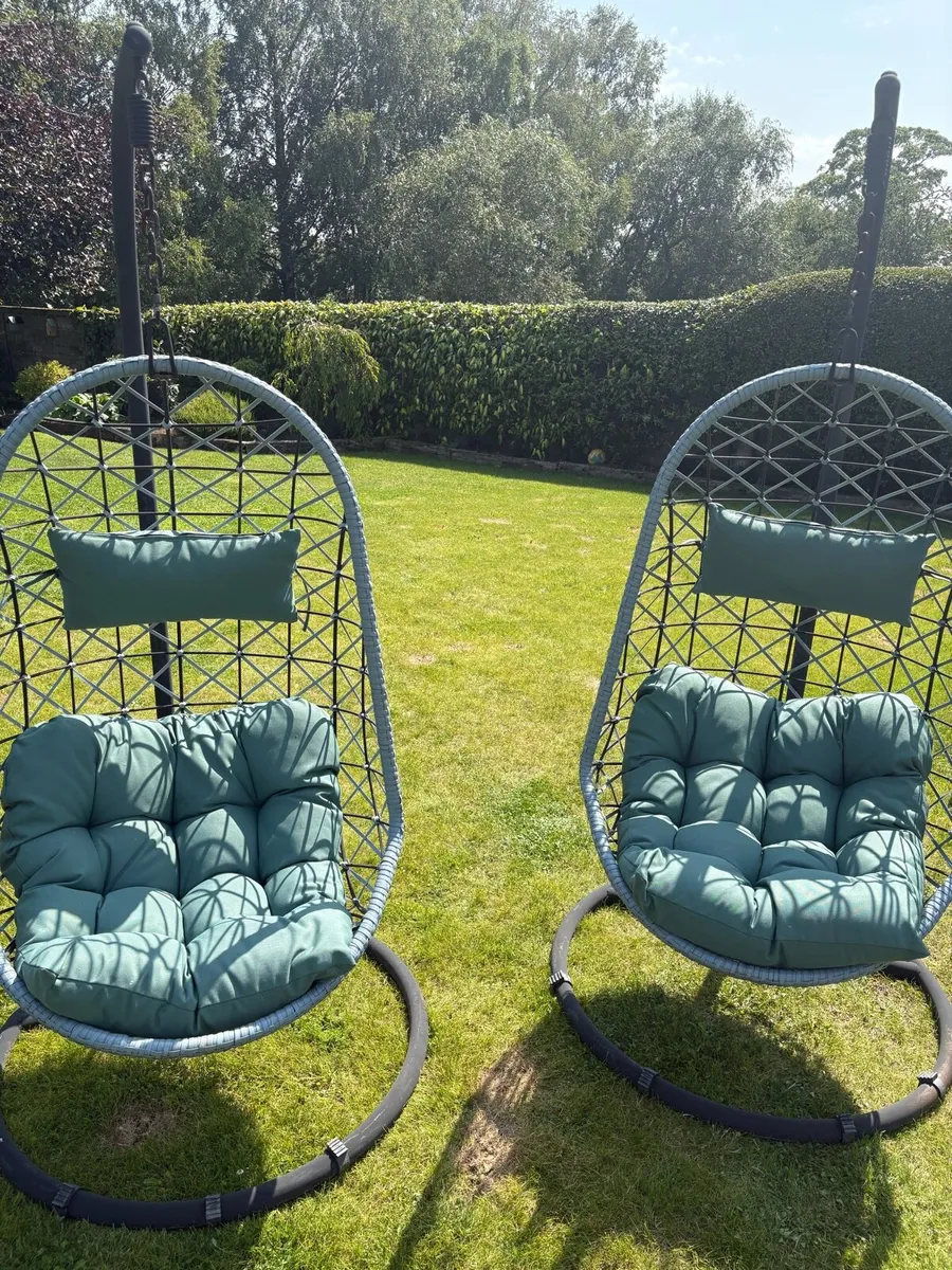 2 Egg Chairs (Delivery Available) - Image 3