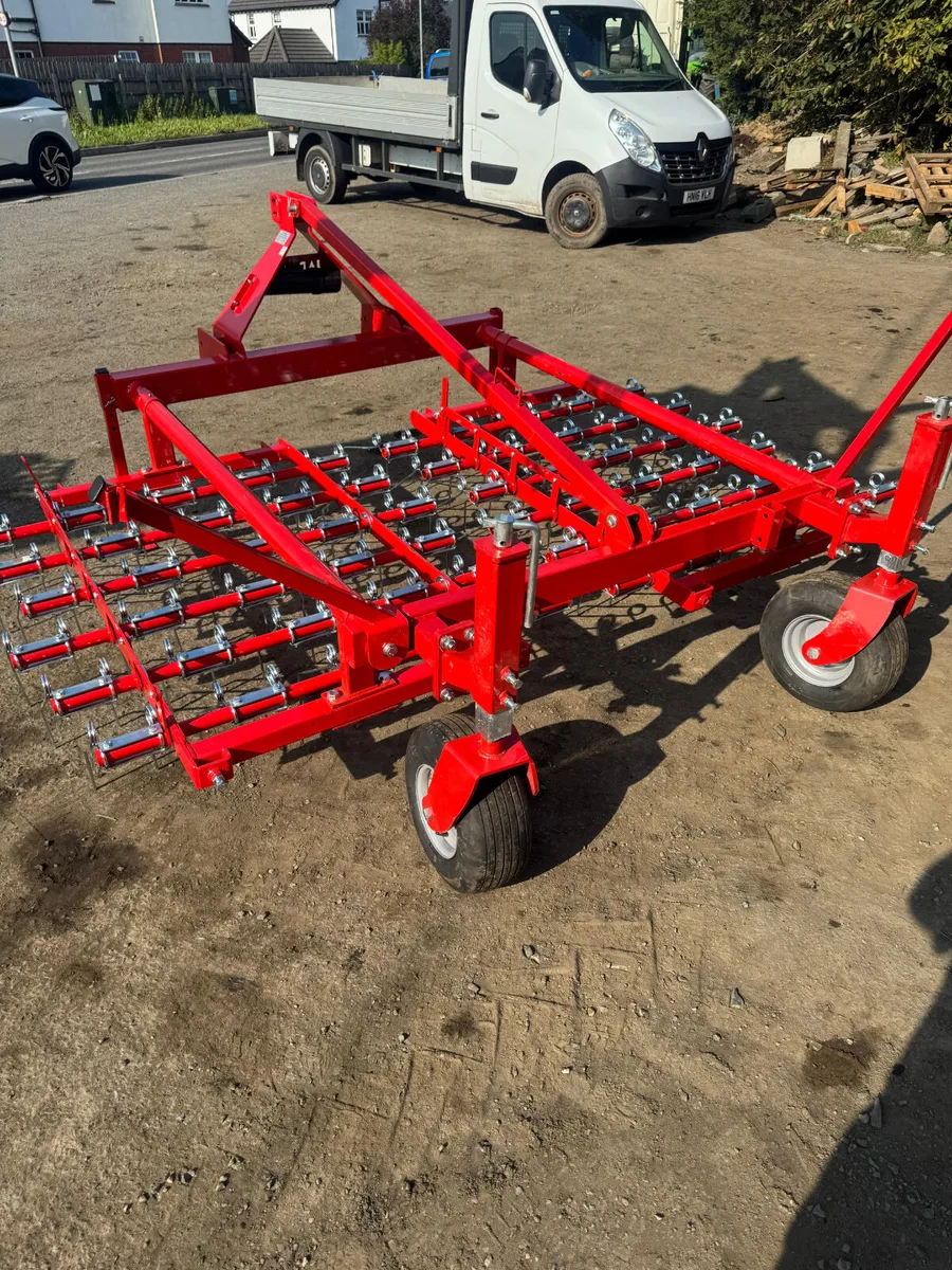 New jarmet 3m front mounted spring tine harrow - Image 3