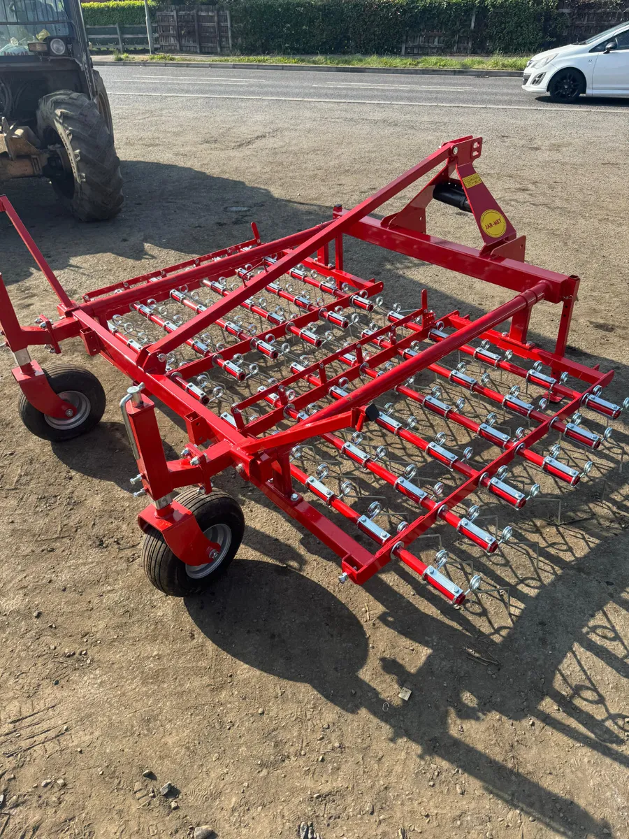 New jarmet 3m front mounted spring tine harrow - Image 4