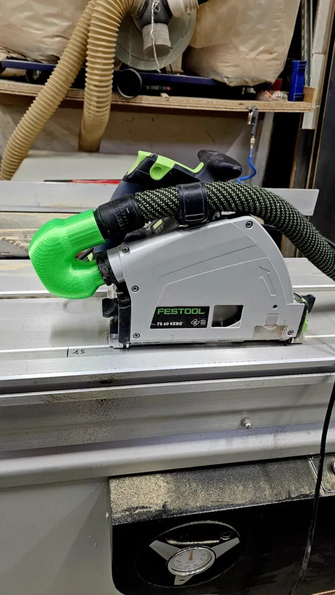 Snag-free Plunge Saw Hose Adapter - Image 3