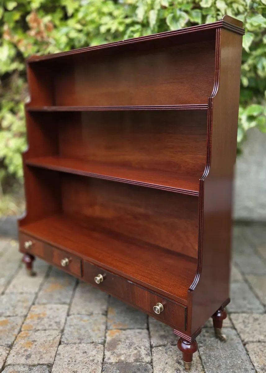 Vintage Waterfall Bookcase - Image 1