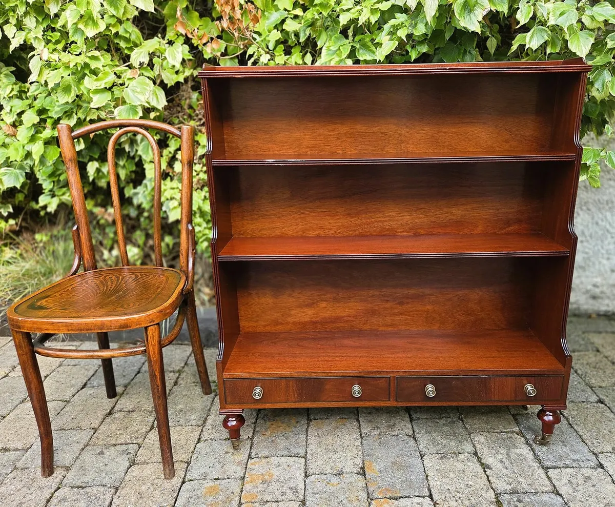 Vintage Waterfall Bookcase - Image 3