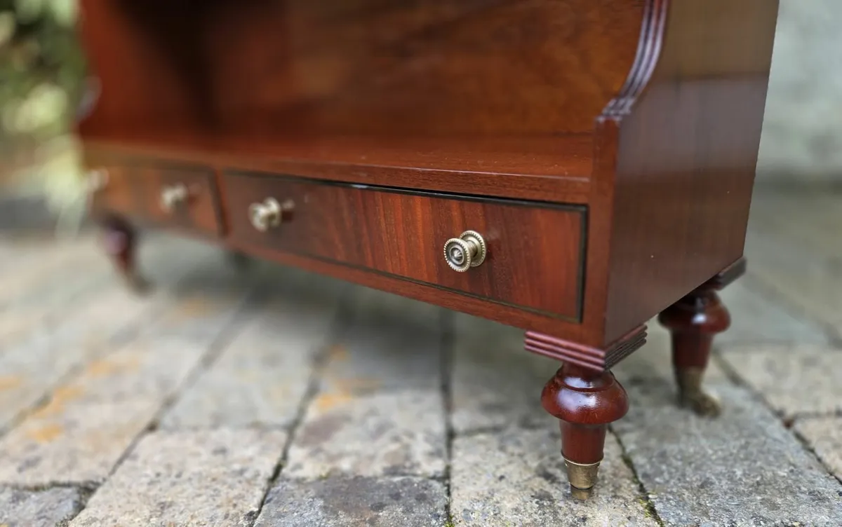 Vintage Waterfall Bookcase - Image 4