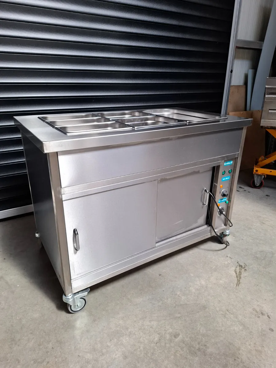Nordstar 1200mm 3 Pot Bain Marie Hot Cupboard - Image 2