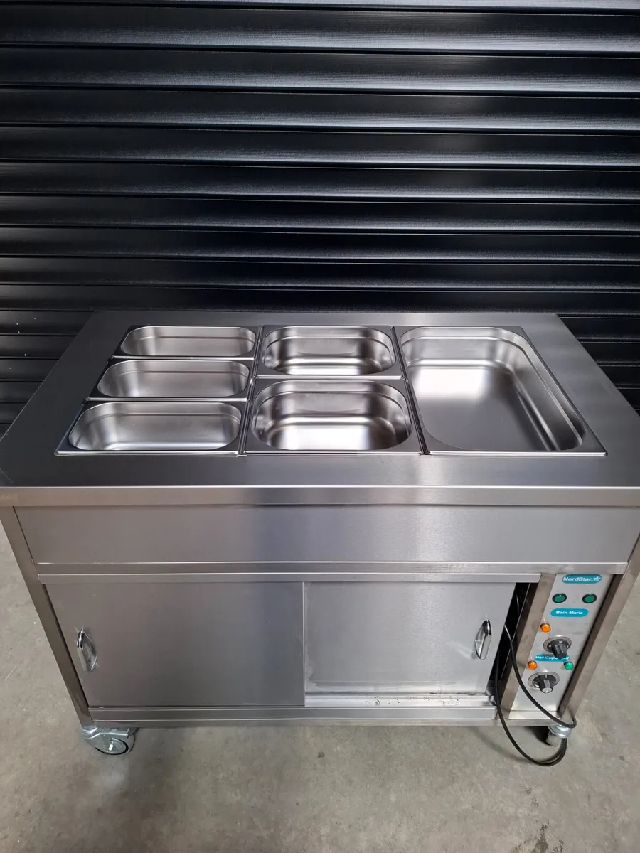 Nordstar 1200mm 3 Pot Bain Marie Hot Cupboard - Image 4