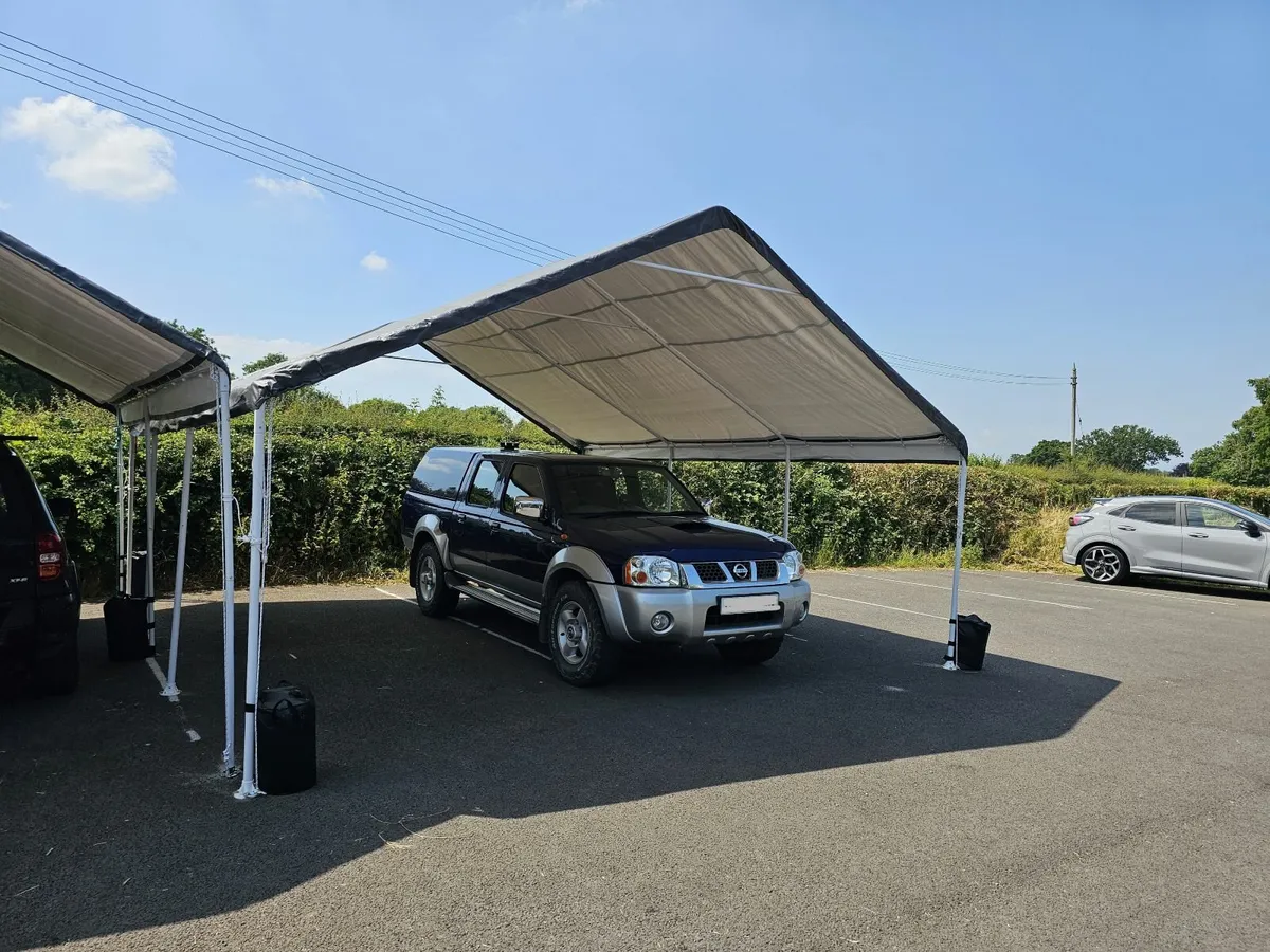 Double Canopy Carport 20 x 18 x 10.8 ft - Image 2
