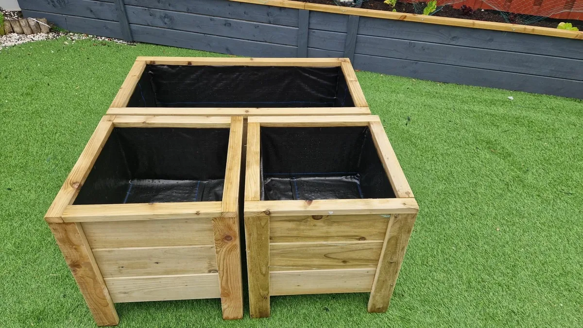 Handmade Wooden Garden Planters – Built to Last - Image 1