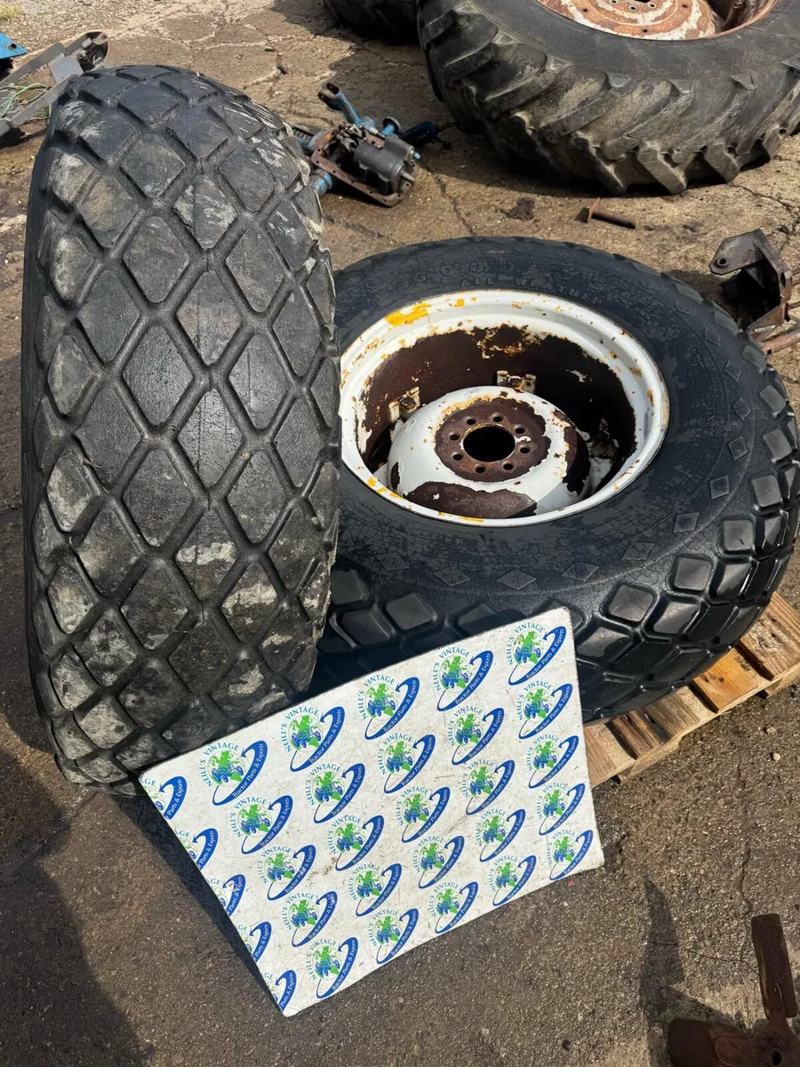 14.9 24 Goodyear Grassland Tyres & Rims Set - Image 1