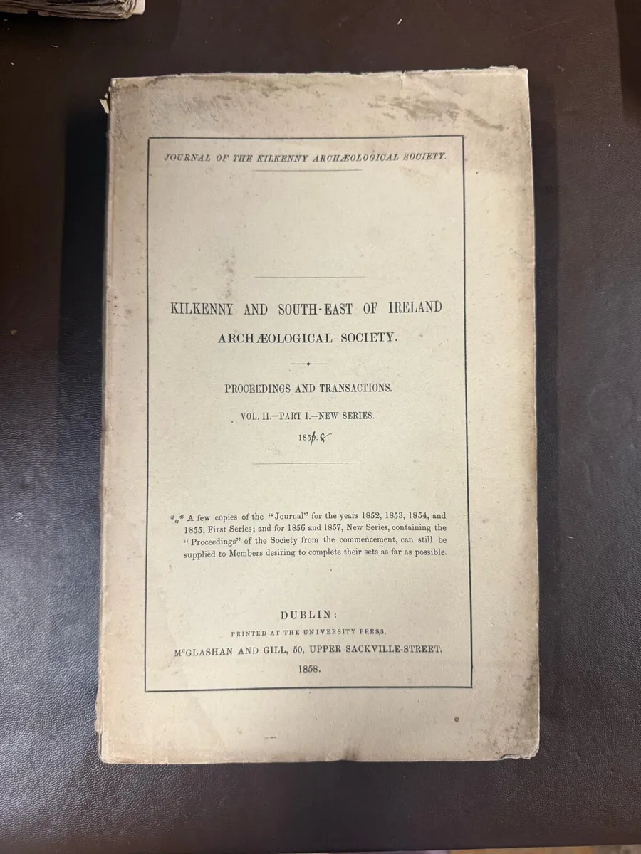 Historical 1850's Kilkenny proceedings books - Image 3