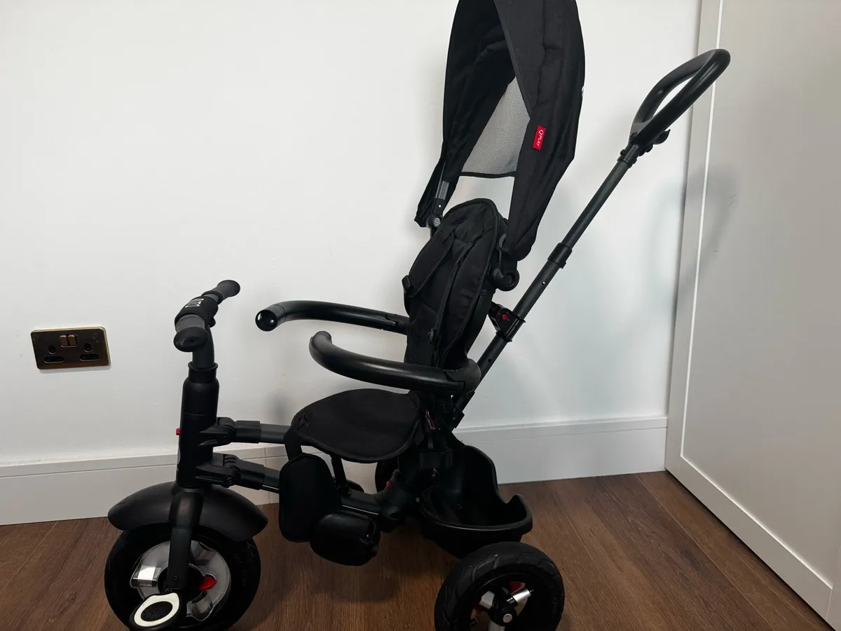 QPlay Premium 6-in-1 Trike Black - Image 2